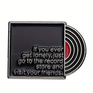 ALMOST FAMOUS PENNY LANE QUOTE OIL DRIPPED ENAMEL PIN LAPEL PIN BROOCH NWT